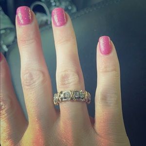 Tiffany’s and Co platinum Schulmberger ring